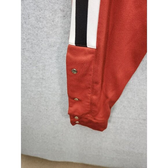 Asos Rust color Track Pants With Black & White Stripes Size M - Picture 2 of 5